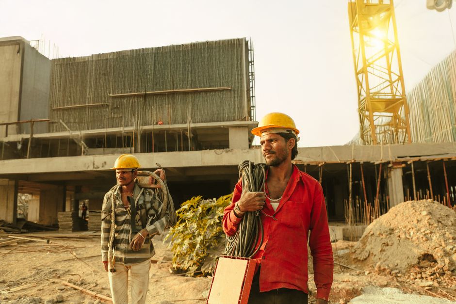 Métier du bâtiment — travail de construction