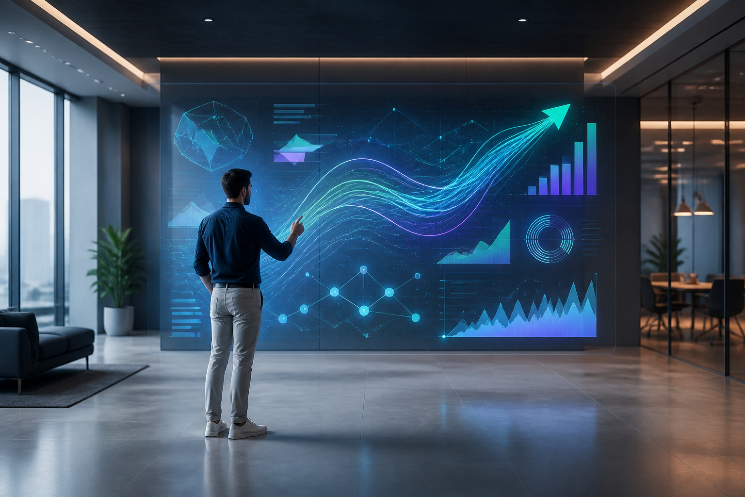 Analyse de donnees holographique