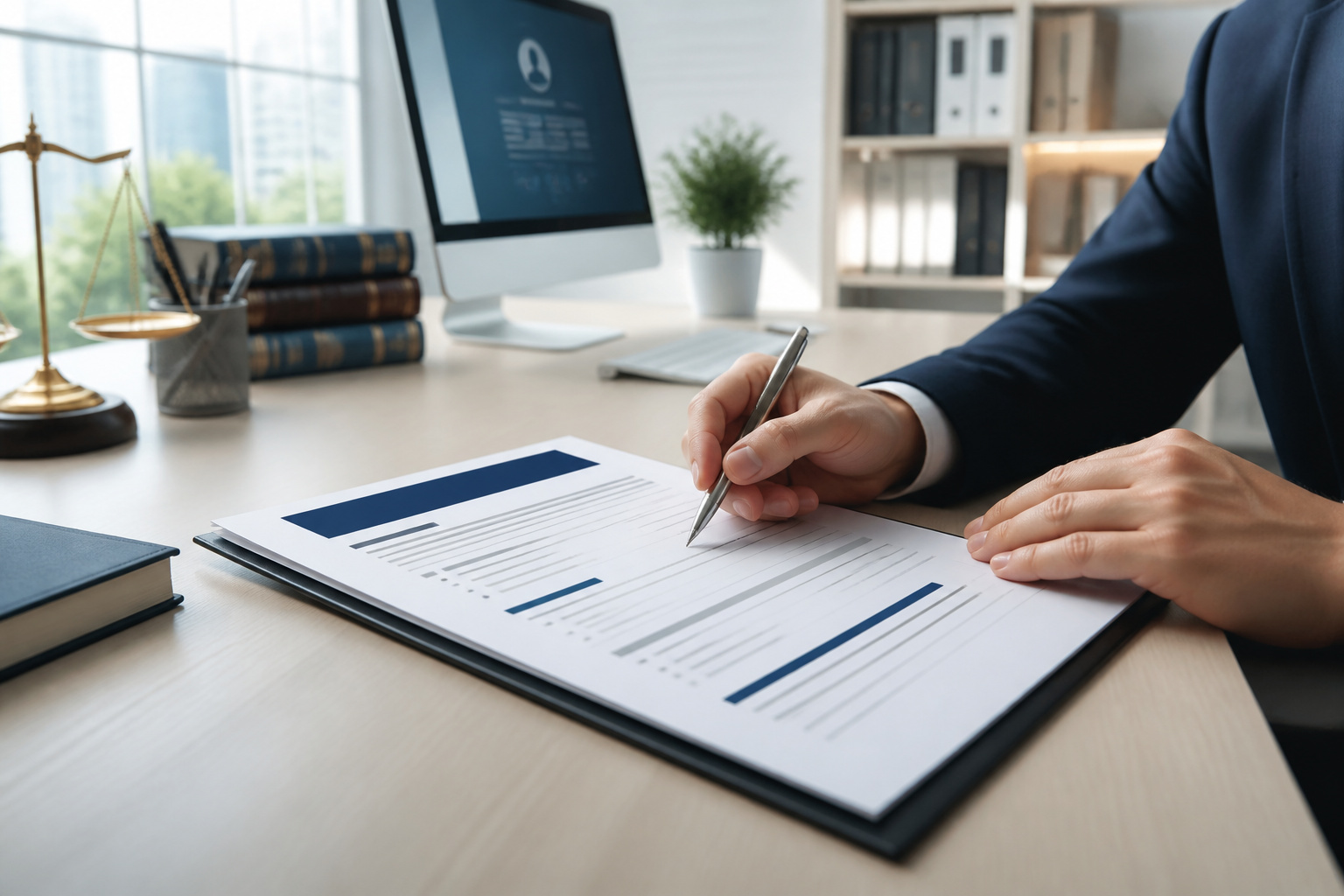 Signature dun contrat dembauche moderne